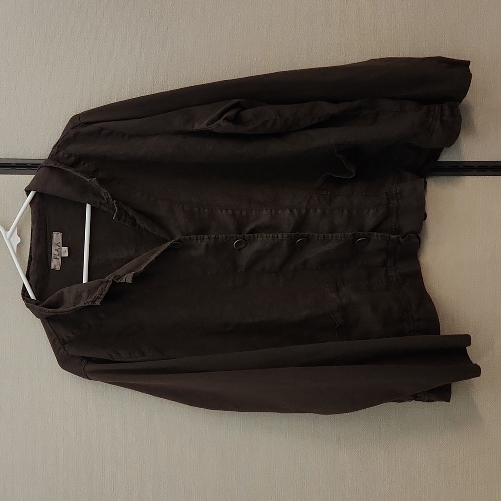 Flax Lightweight Jacket Size Large - image 1